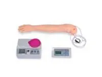 СУПЕР-РУКА Тренажёр для отработки навыков внутривенных, внутримышечных, подкожных инъекций и измерения артериального давления с модулем циркуляции крови и контроллером (рука от плеча до кисти)