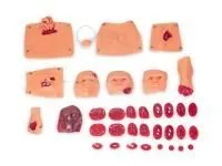 ТРАВМО-КИТ 2 Набор модулей-симулянторов для имитации травм и ранений (34 шт.)