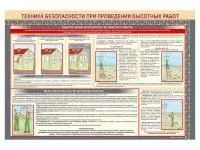 Стенд «Техника безопасности при проведении высотных работ»