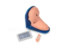 Тренажер для отработки навыков обследования уха с помощью отоскопа с электронным контроллером ВОЛОДЯ-ЛОР 1.0