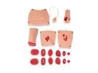 ТРАВМО-КИТ 1 Набор модулей-симулянторов для имитации травм и ранений (17 шт.)