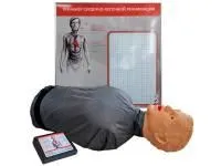 Тренажер-манекен для отработки СЛР с контроллером и настенным табло «Роман-05»