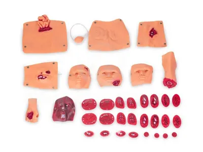 ТРАВМО-КИТ 2 Набор модулей-симулянторов для имитации травм и ранений (34 шт.)