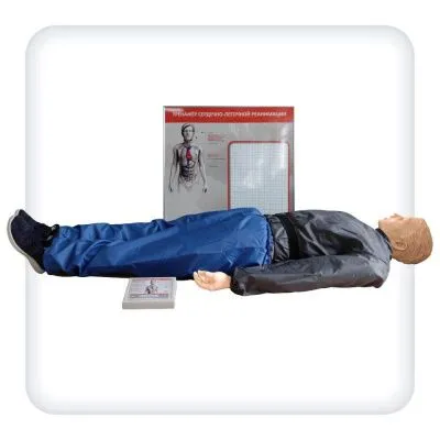 Тренажер-манекен для отработки СЛР полноростовой со светодинамическим стендом «Роман-02»
