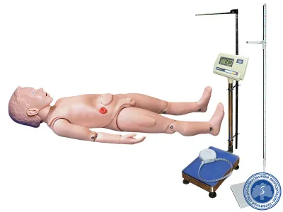 Манекен ребенка 3х лет для отработки навыков ухода с возможностью определения показателей физического развития