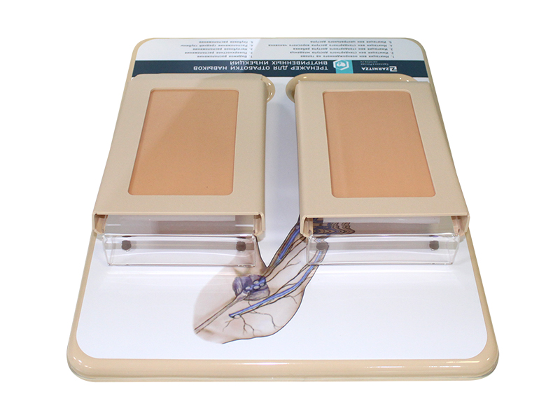 Тренажер для отработки навыков внутривенных инъекций (на фантомах с различной степенью венозной доступности) — купить в МЕДСЕТ