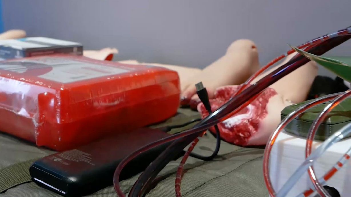 Тренажер-манекен взрослого пострадавшего для отработки навыков первой помощи при боевых действиях Слава; 90 кг — купить в МЕДСЕТ