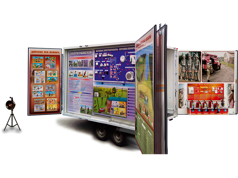 Мобильный учебно-тренировочный комплекс "Жар-Птица ДПД-01" (для обучения сотрудников добровольных пожарных дружин) — купить в МЕДСЕТ