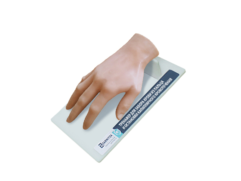 Тренажер для забора крови из пальца и остановки капиллярного кровотечения — купить в МЕДСЕТ