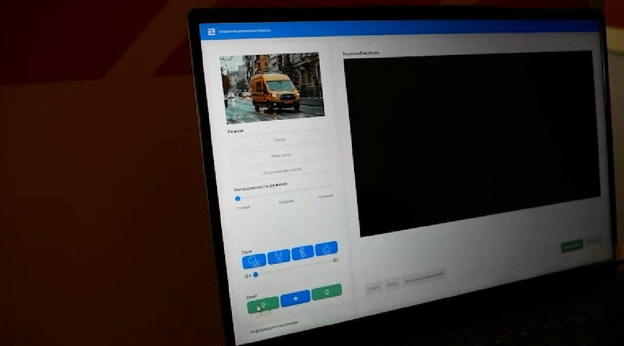 Тренажерный комплекс "Макет автомобиля скорой медицинской помощи" с имитацией движения (установленный на динамической платформе) — купить в МЕДСЕТ