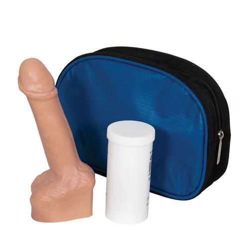 Модель для обучения пользованию мужским презервативом, белый оттенок — купить в МЕДСЕТ