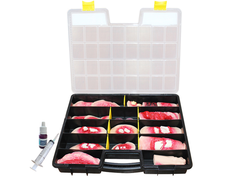 Имитаторы ранений и поражений с кровотечением (19 шт) — купить в МЕДСЕТ