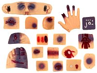 Имитаторы ранений и поражений для манекена (18 ран). Приказ 838 Минпросвещения РФ — купить в МЕДСЕТ