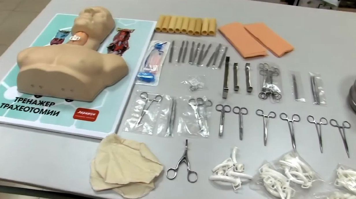 Тренажер трахеотомии — купить в МЕДСЕТ