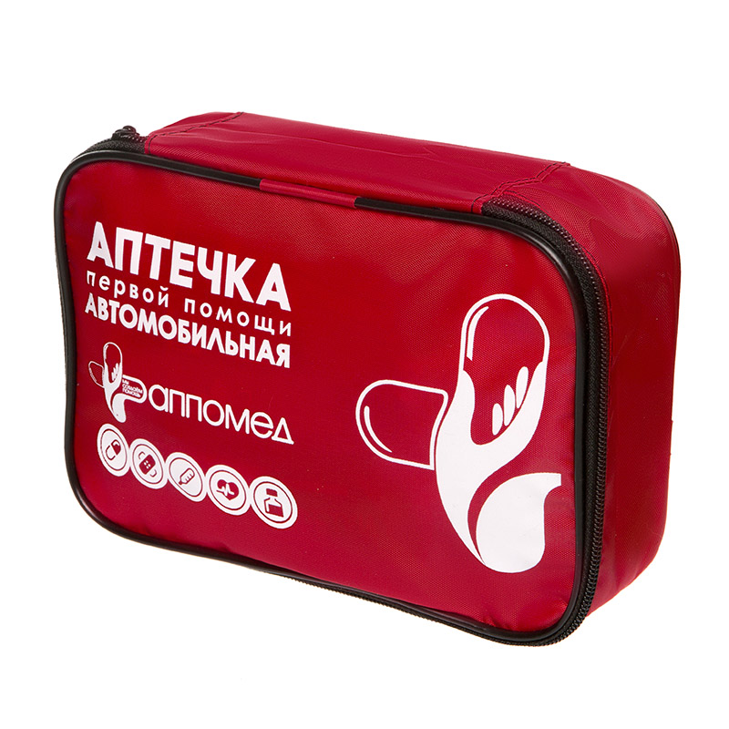 Аптечка для оказания первой помощи с применением медицинских изделий пострадавшим в дорожно-транспортных происшествиях (автомобильная) по приказу Минздрава России от 24.05.2024 г. № 260н — купить в МЕДСЕТ