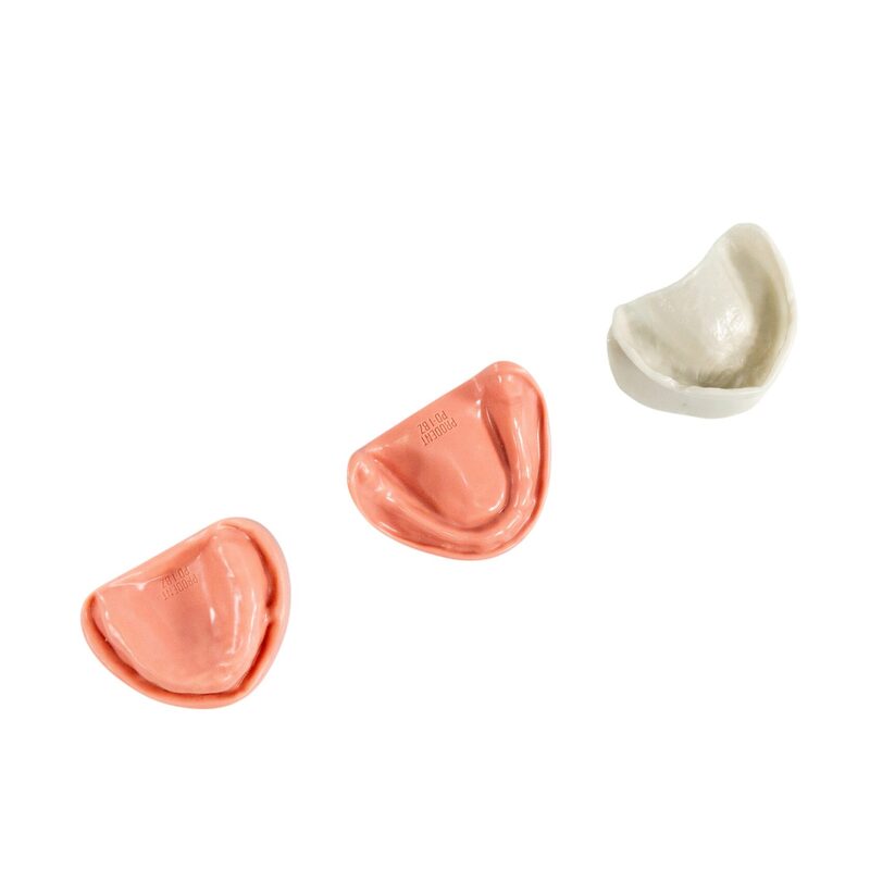 Стоматологическая модель верхней и нижней беззубой челюсти с десной — купить в МЕДСЕТ