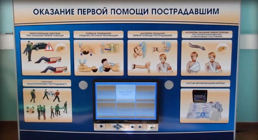 Многофункциональный интерактивный стенд-тренажер "Оказание первой помощи пострадавшим" для учащихся автошкол — купить в МЕДСЕТ