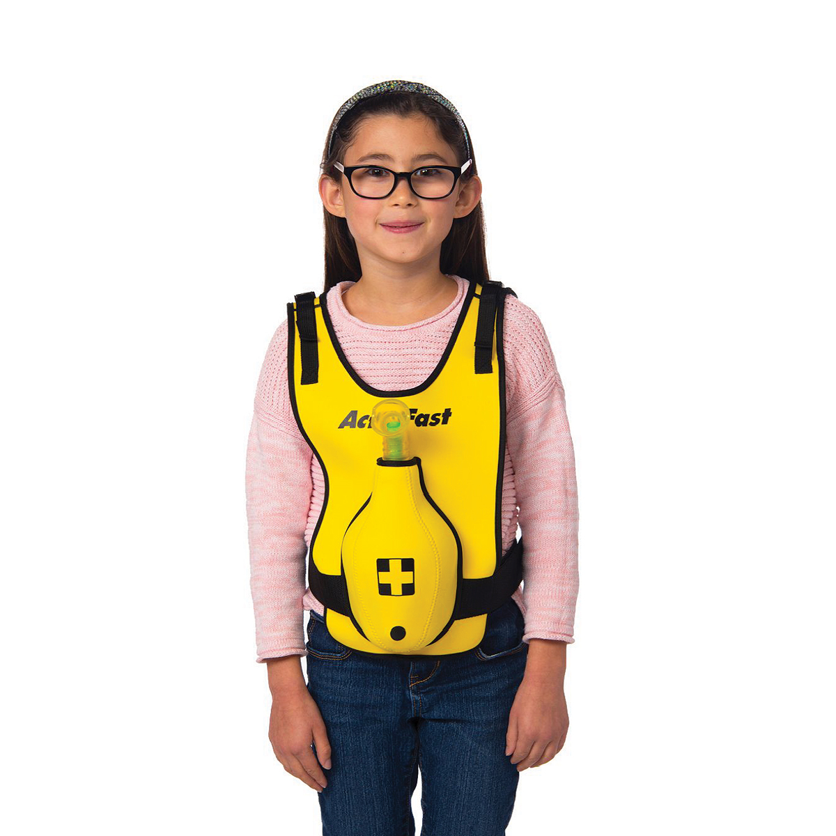 Тренажер-жилет Act+Fast для отработки приема Геймлиха, желтый — купить в МЕДСЕТ