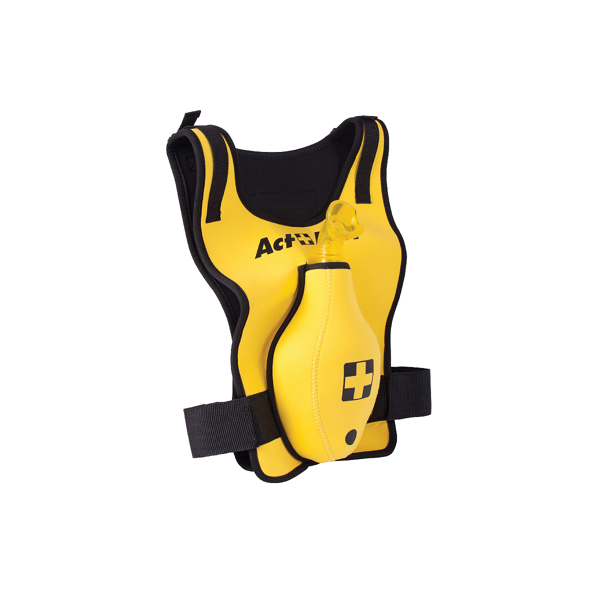 Тренажер-жилет Act+Fast для отработки приема Геймлиха, желтый — купить в МЕДСЕТ