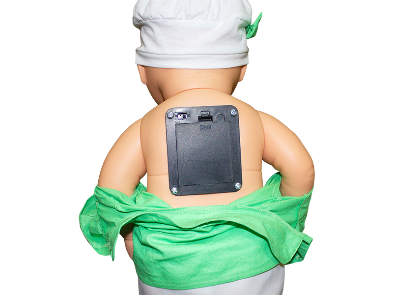 Робот-тренажер поперхнувшегося младенца "Манечка" для отработки приёма Геймлиха — купить в МЕДСЕТ