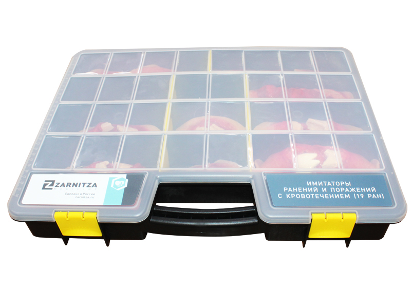 Имитаторы ранений и поражений с кровотечением (19 шт) — купить в МЕДСЕТ