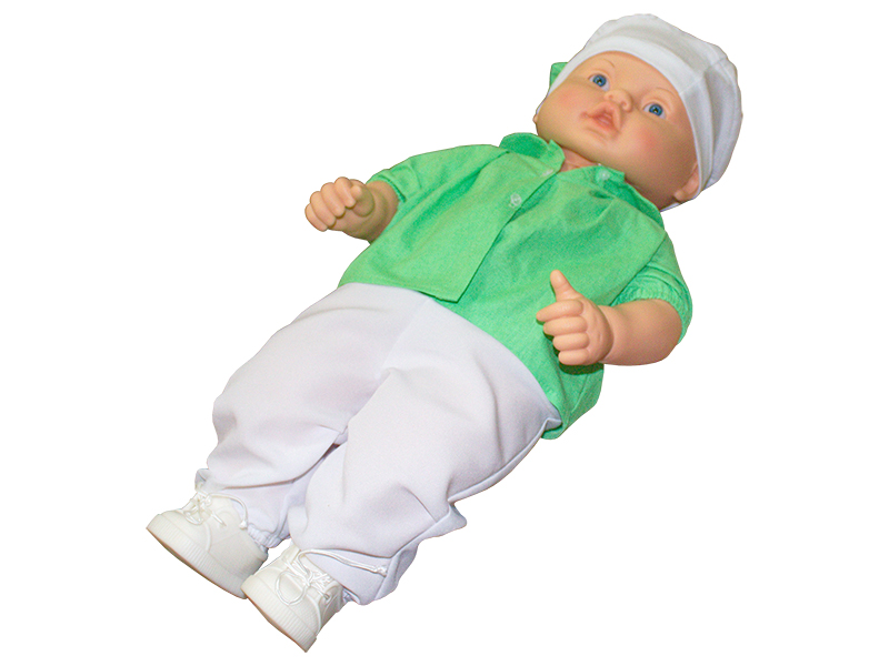 Робот-тренажер поперхнувшегося младенца "Манечка" для отработки приёма Геймлиха — купить в МЕДСЕТ