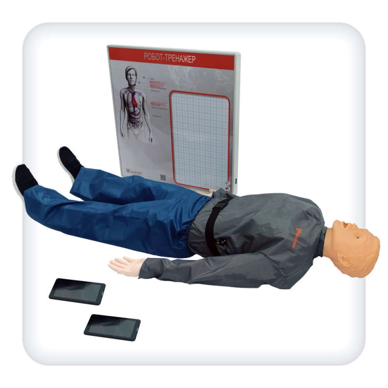 Манекен-тренажер “Роман-03” для отработки СЛР полноростовой с электронным модулем — купить в МЕДСЕТ