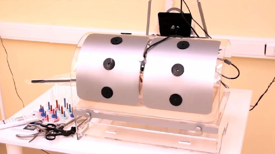 Интерактивный лапароскопический тренажер для отработки базовых навыков ЛТК-1.02 — купить в МЕДСЕТ