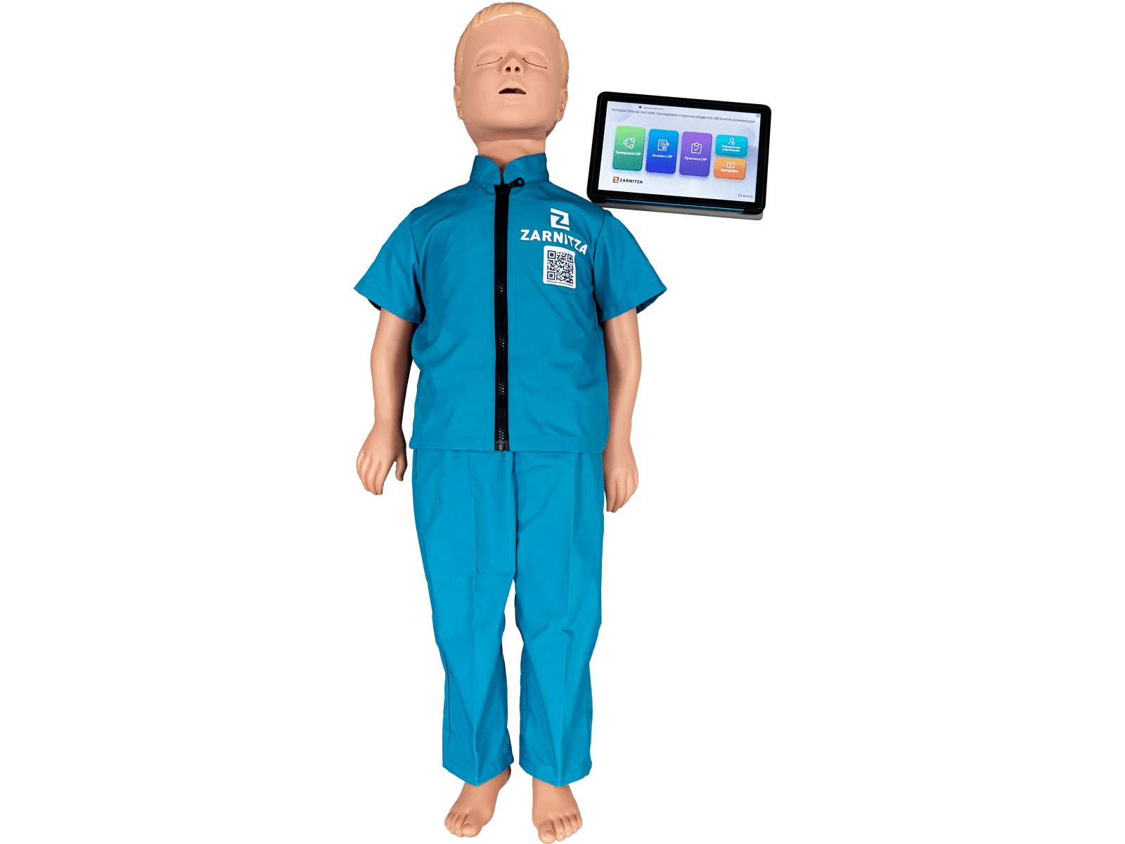 Тренажер-манекен ребенка для отработки приемов сердечно-легочной реанимации с компьютерной регистрацией результатов — купить в МЕДСЕТ