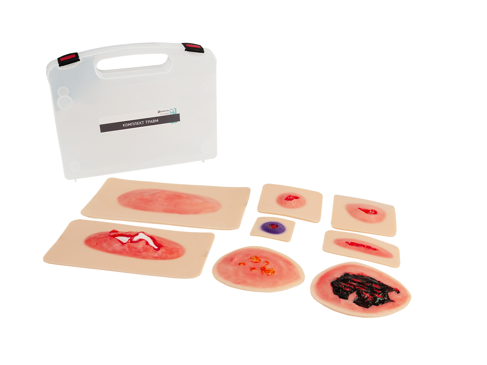 Комплект накладных травм для манекена (8 шт.) — купить в МЕДСЕТ