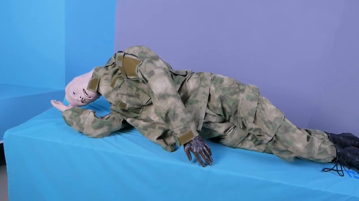 Тренажер-манекен взрослого пострадавшего для отработки навыков первой помощи при боевых действиях Слава; 90 кг — купить в МЕДСЕТ