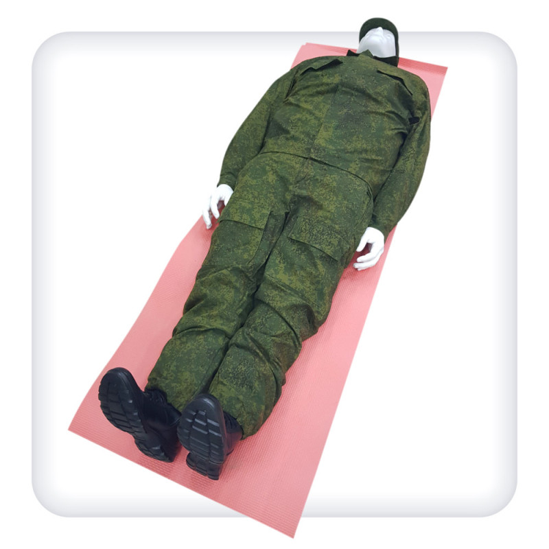 Тренажер-манекен для отработки навыков иммобилизации и транспортировки раненых — купить в МЕДСЕТ