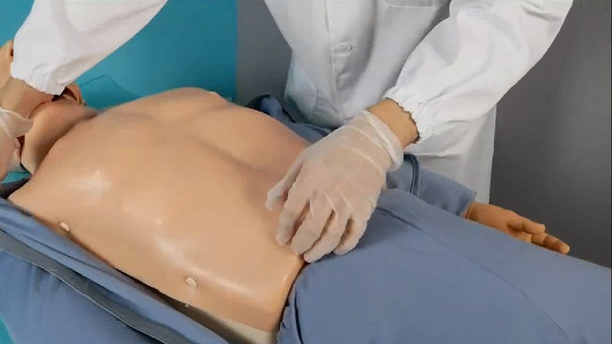 Тренажер-манекен пострадавшего для отработки приемов сердечно-легочной реанимации со светозвуковой индикацией и контроллером «Александр-6» — купить в МЕДСЕТ