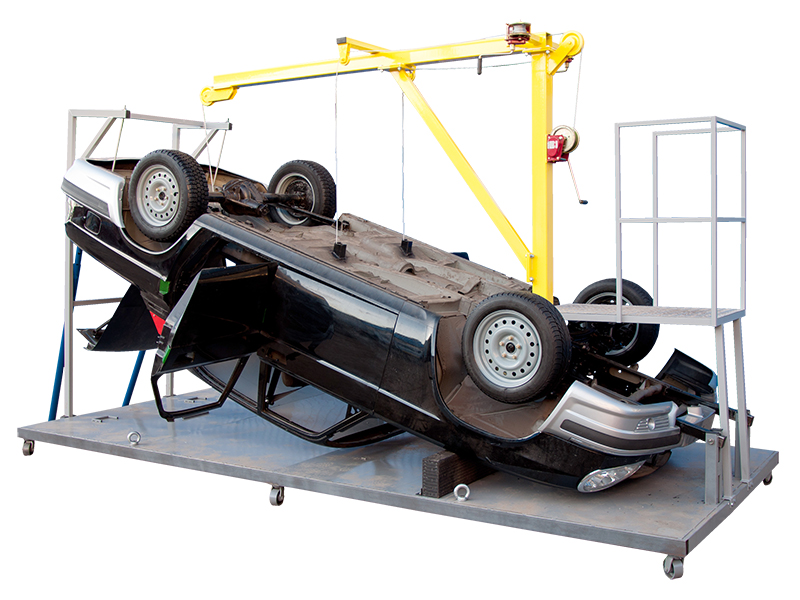 Многофункциональный учебно-тренажерный комплекс для обучения методам оказания первой помощи лицам, пострадавшим в результате дорожно-транспортных происшествий Деблокатор – 1.01 В (автомобиль на крыше)_2