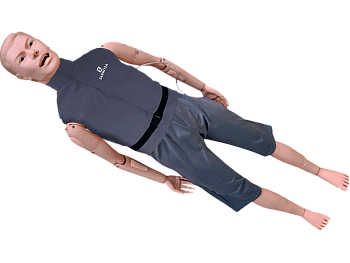 Манекен полноростовой взрослого человека со сгибаемыми конечностями — фото