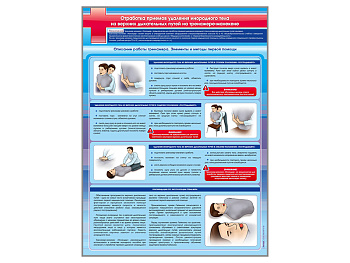 Стенд "Отработка приемов удаления инородного тела из верхних дыхательных путей на тренажере-манекене" — фото