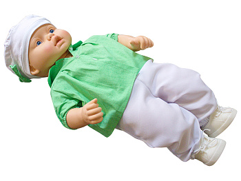 Робот-тренажер поперхнувшегося младенца "Манечка" для отработки приёма Геймлиха — фото