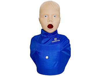 Тренажер-манекен пострадавшего (ребенок) для отработки приемов удаления инородного тела из верхних дыхательных путей — фото